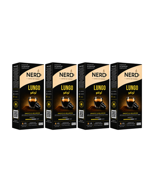 NERD 3 Pack Lungo Coffee Capsules Combo