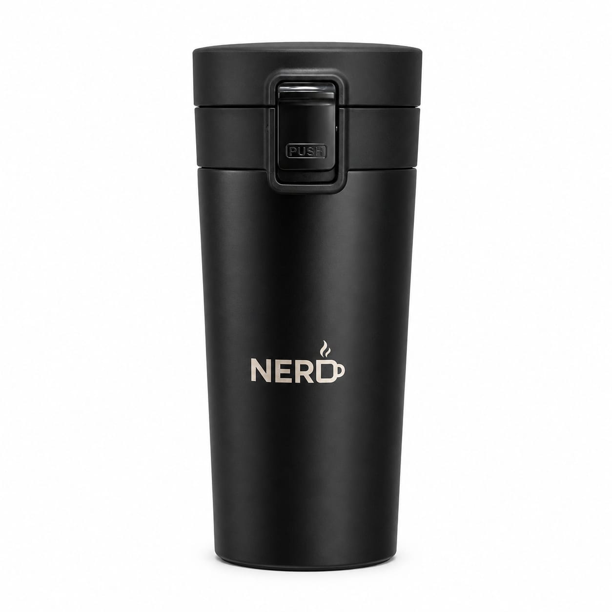 NERD Black Insulated Coffee Tumbler